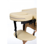 RestPro Classic 2 Beige Κρεβάτι Μασάζ Φυσικοθεραπείας Βαλίτσα Ξύλινο